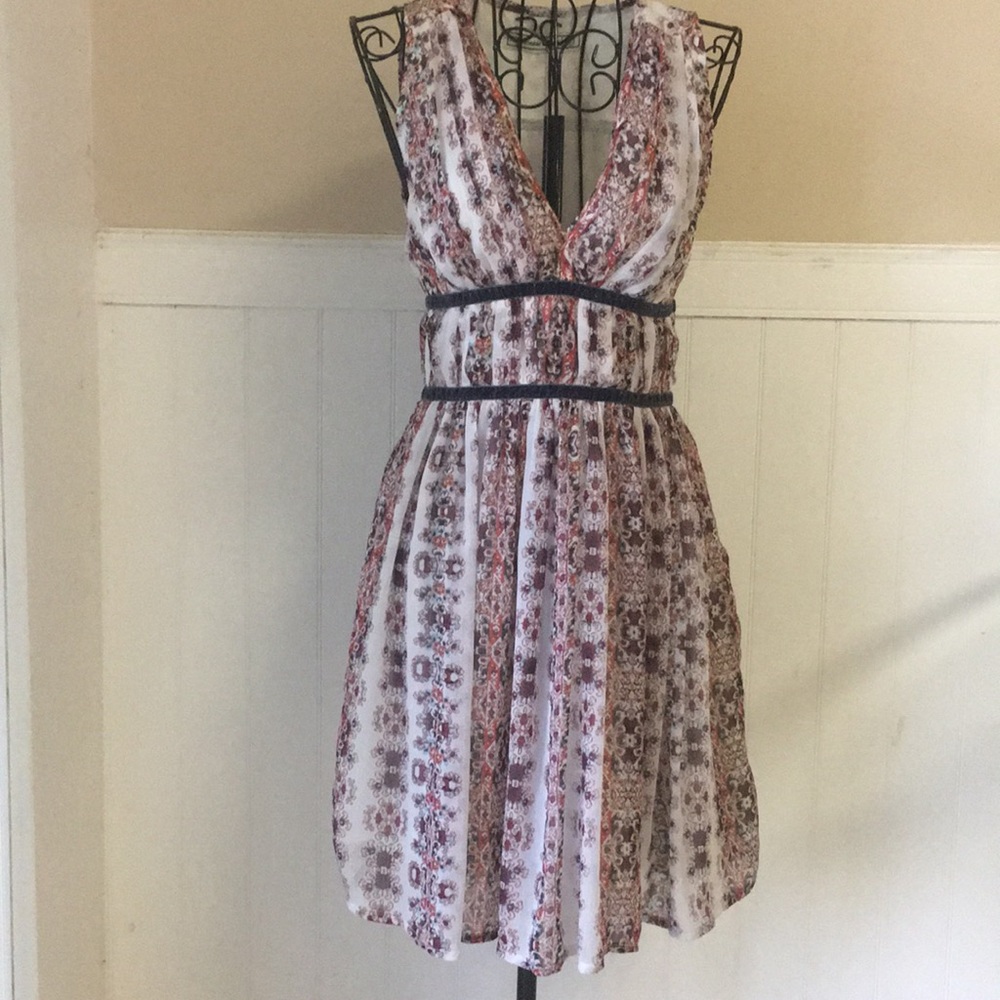 Abercrombie & Fitch Paisley Print Gauze Dress XS